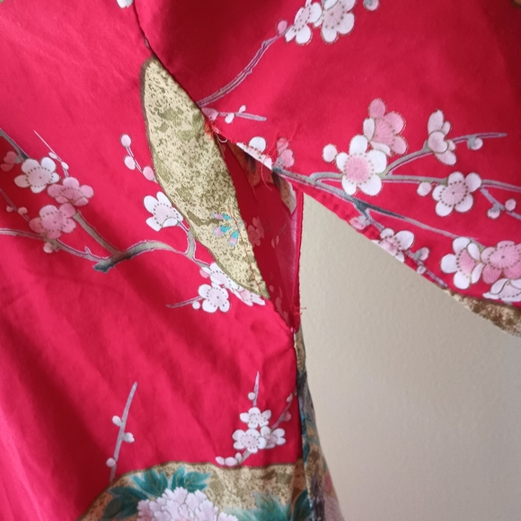Vintage cotton kimono robe made in Japan - Picture 5 of 10